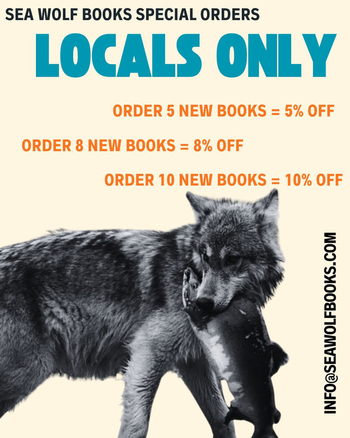 Sea Wolf Books: Locals Only Special Order Discount